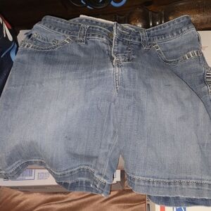 Lee Women's Light Wash Denim Shorts - Blue